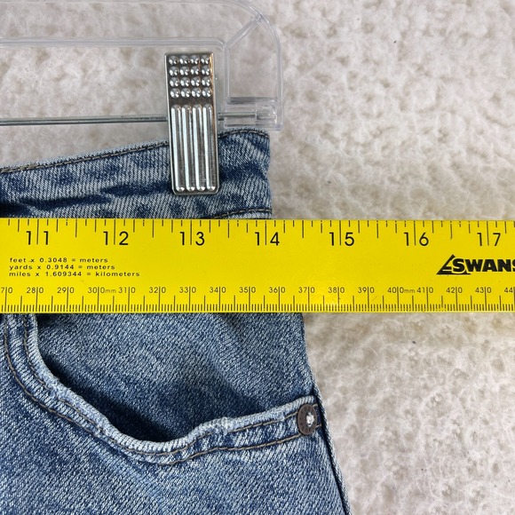 We the Free People Blue Denim A-Line Jean Skirt Womens 100% Cotton‎ Size 26 - Picture 5 of 9